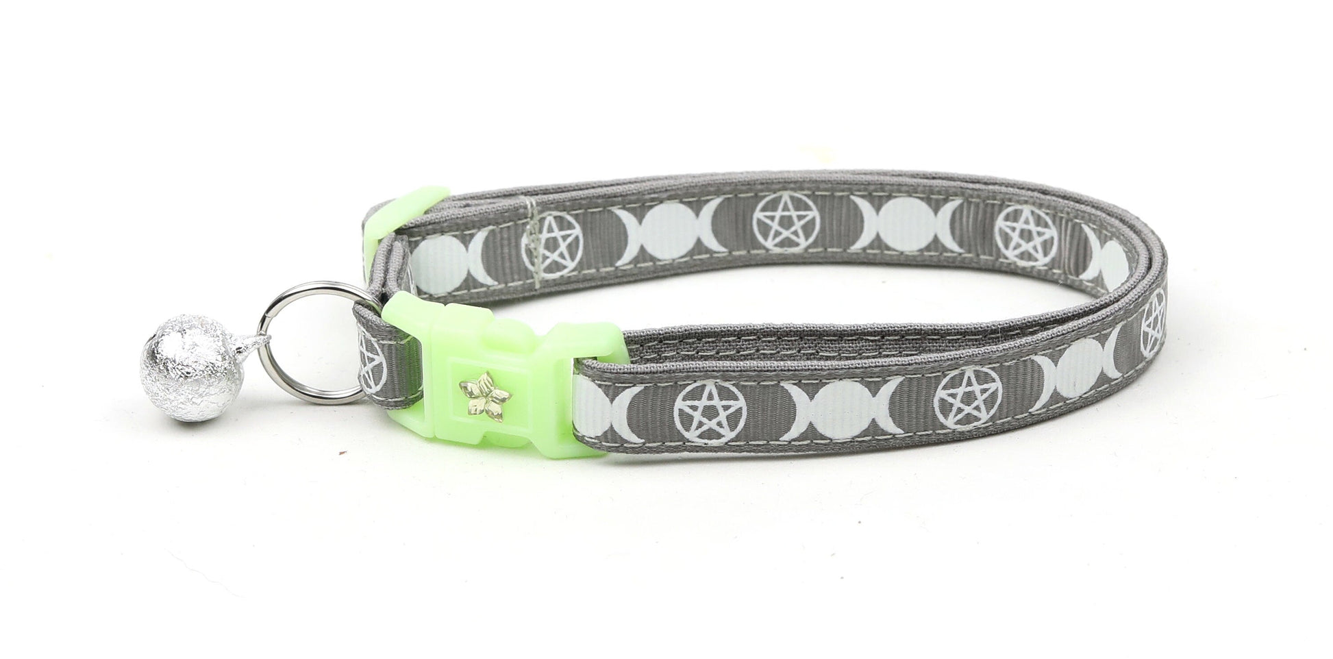 Witch's Familiar on Silver Cat Collar-3