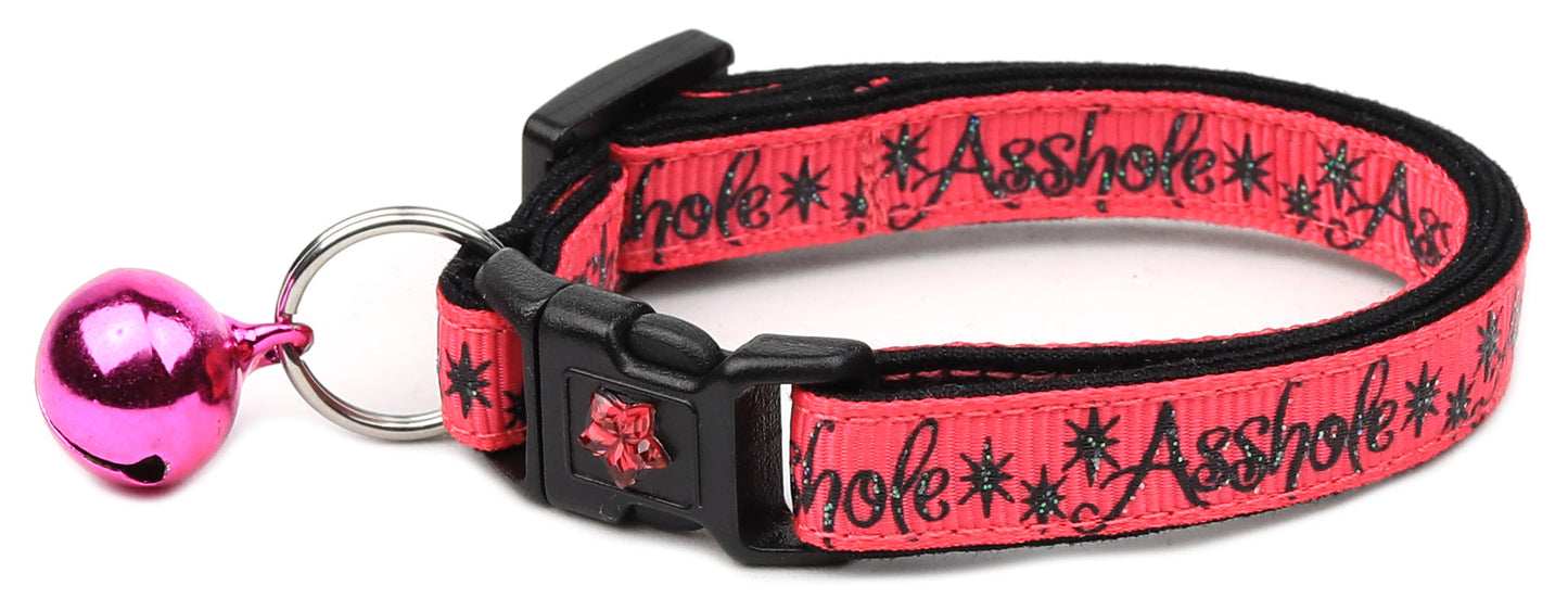 Asshole Breakaway Cat Collar-8